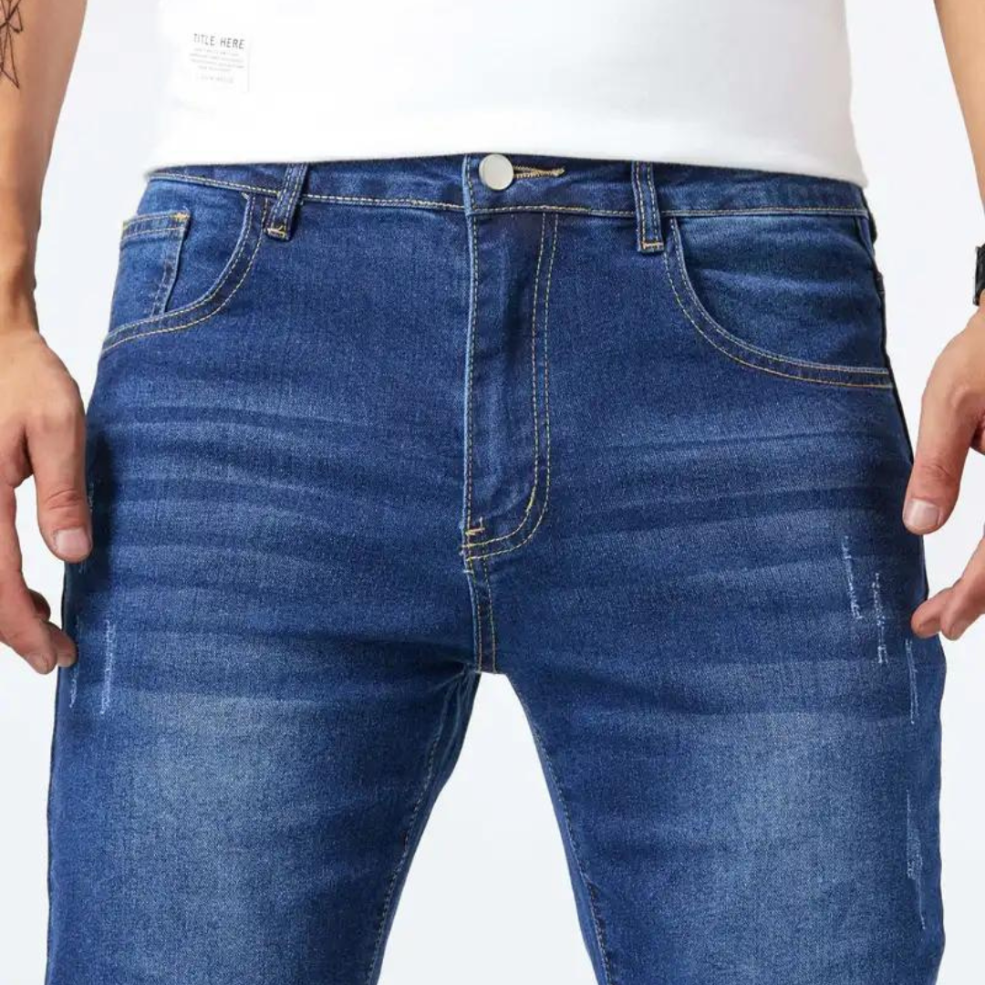 Schlank Fit Hoch Dehnen Jeans