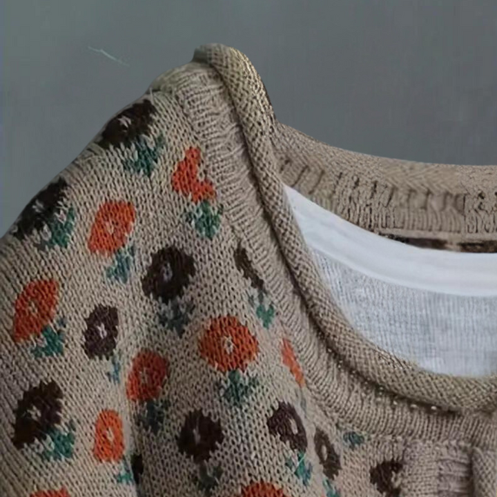 ETTA - Stilvolles Blüten-Cardigan für Damen