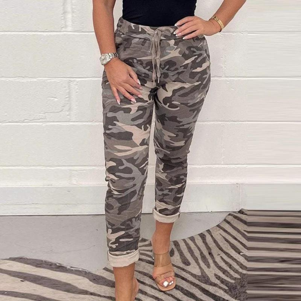 Penelope - Hochwertige Camouflagehose mit Komfort für Damen