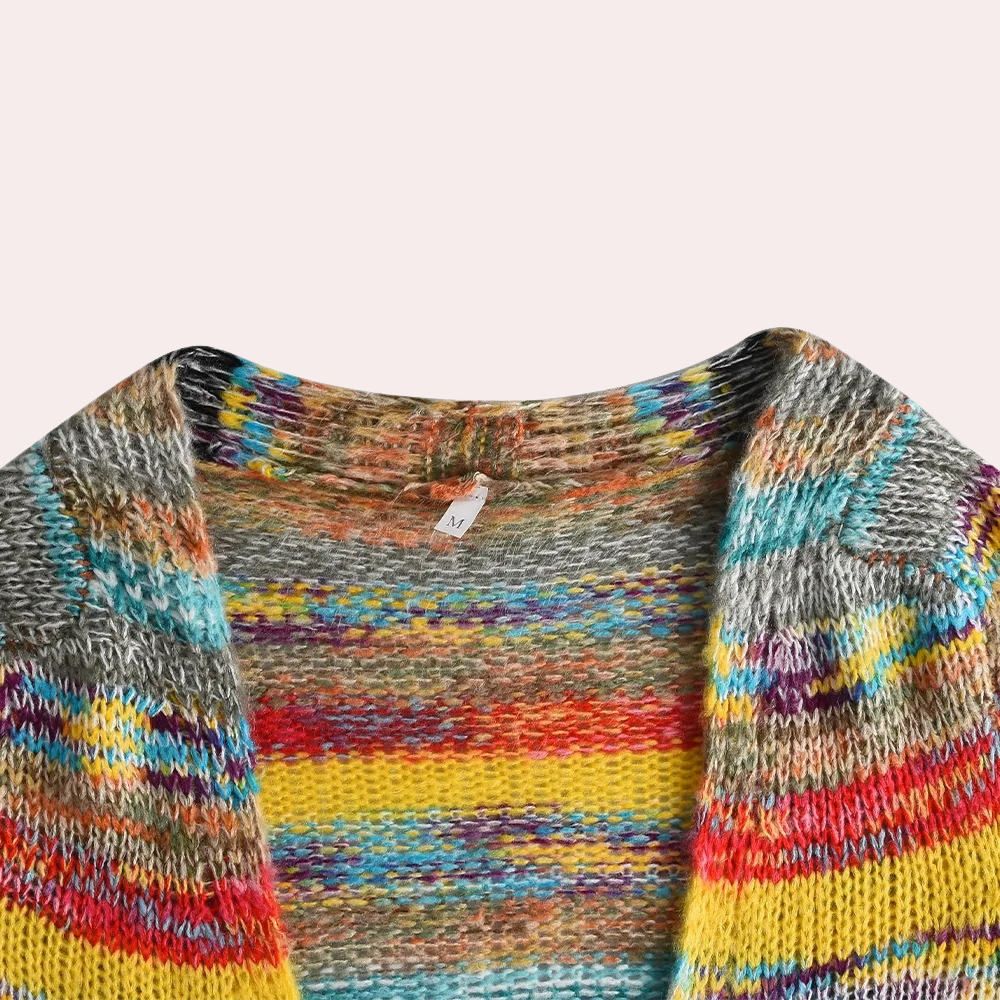 Lina - Bunte Strickjacke für Damen