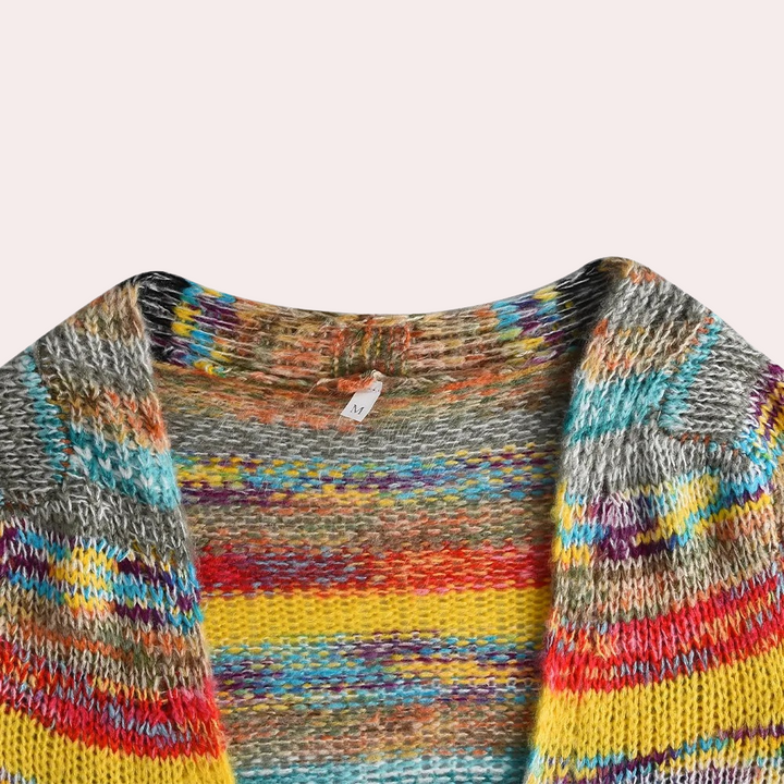 Lina - Bunte Strickjacke für Damen