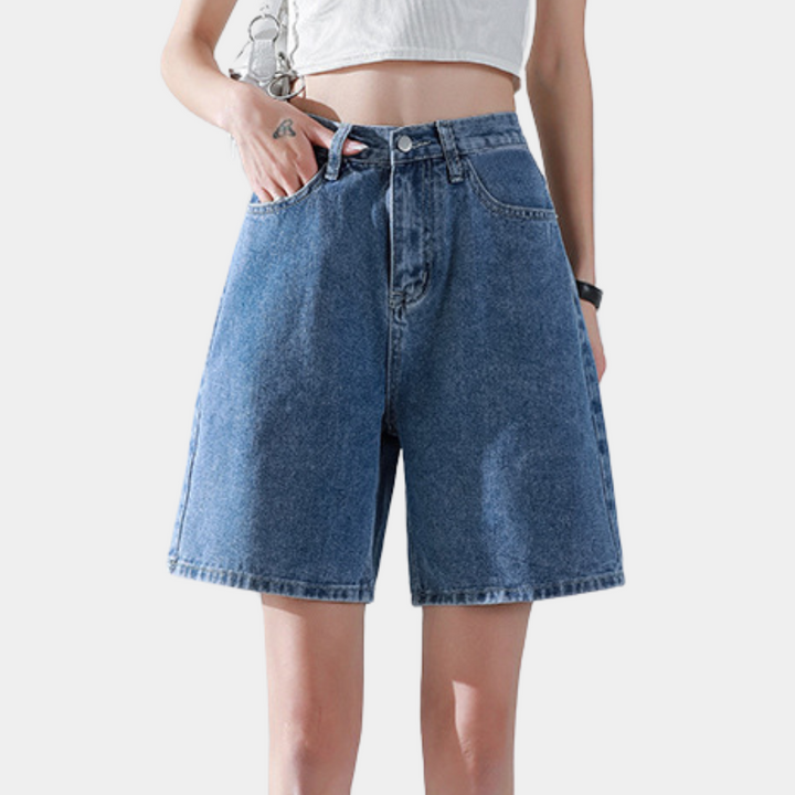 Liesel - Modische und Bequeme Damen-Denim-Shorts