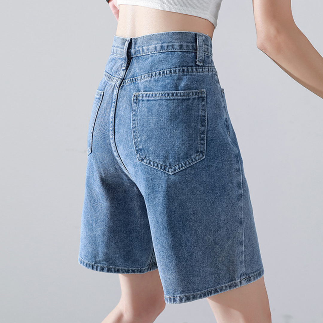 Liesel - Modische und Bequeme Damen-Denim-Shorts