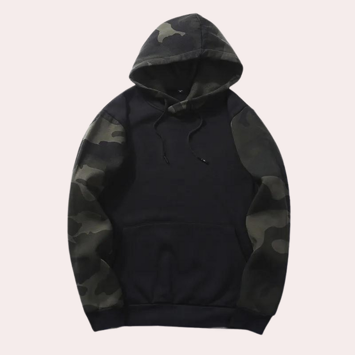 Fritz - Herren Kapuzenpullover mit Camouflage-Details