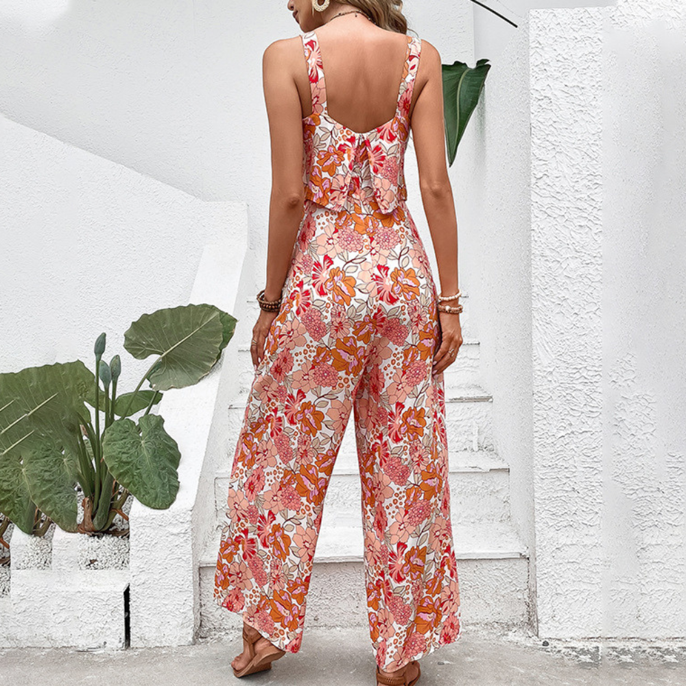 Desiree - Eleganter Blumen-Jumpsuit für Damen