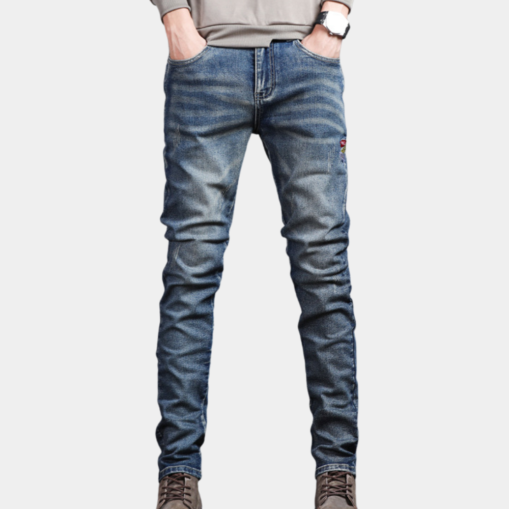 Ginez - Trendige Slim-Fit-Jeans für Herren