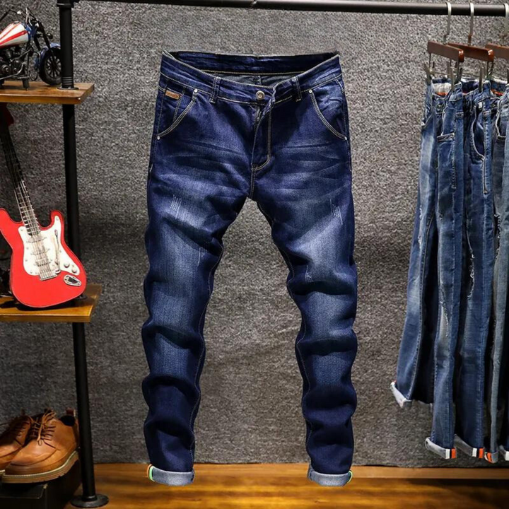 Vojin - Stilvolle Herrenjeans im Satin-Finish