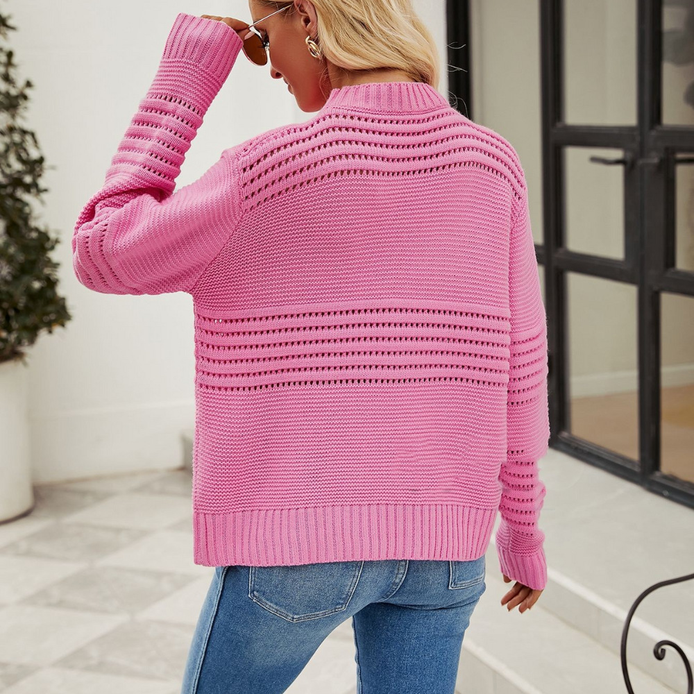 Adelina - Trendiger und bequemer Damenstrickpullover