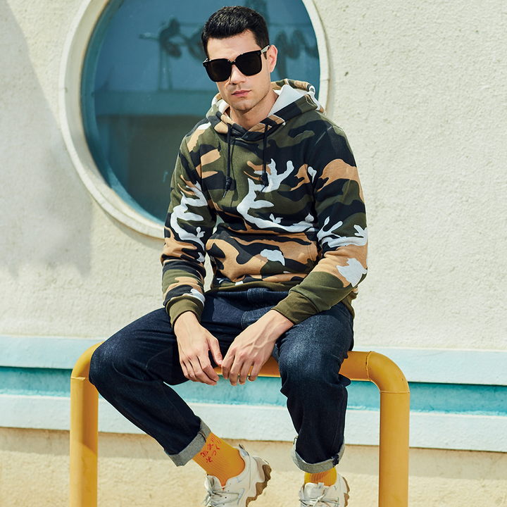 Petri - Stylischer Camouflage-Kapuzenpullover für Herren