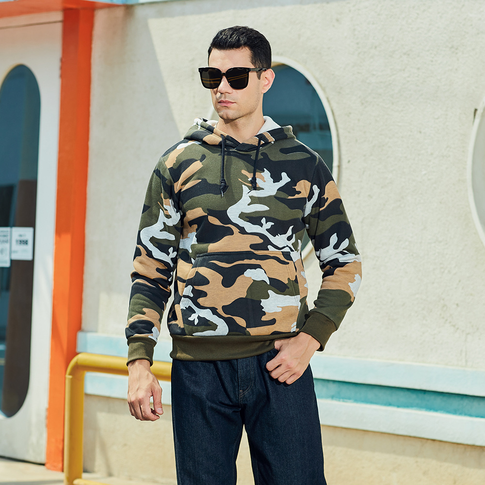 Petri - Stylischer Camouflage-Kapuzenpullover für Herren