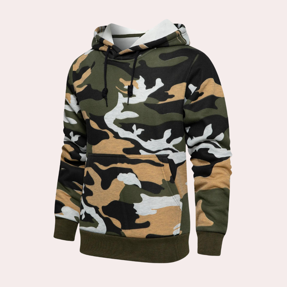 Petri - Stylischer Camouflage-Kapuzenpullover für Herren