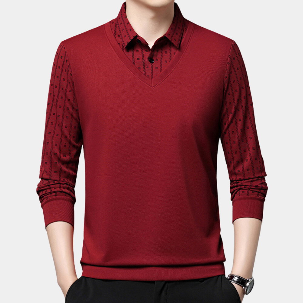 Eduard - Eleganter Stretch-Pullover für Herren