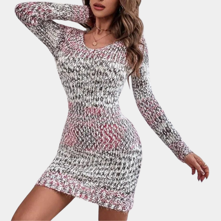 Zella - Bodycon Strickkleid für Damen