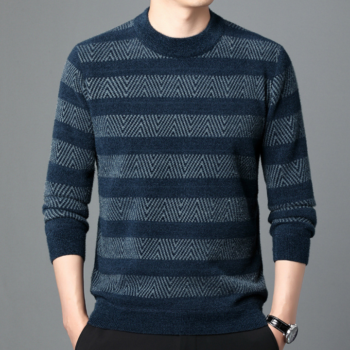 Luc - Symmetrischer Herren-Strickpullover