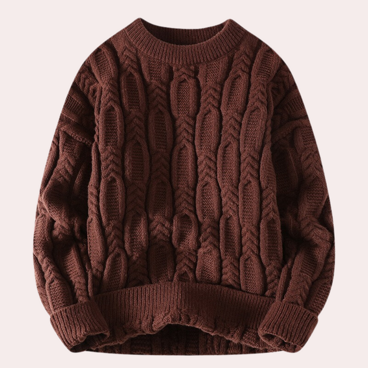 Tiberiu - Gemütlicher Strickpullover für Herren