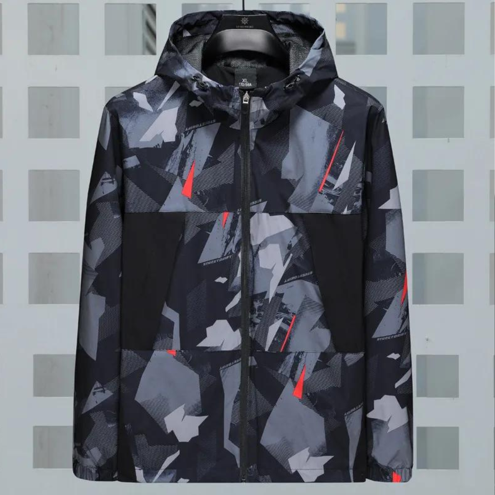 Konstantin - Stylische Herren-Camouflage-Kapuzenjacke