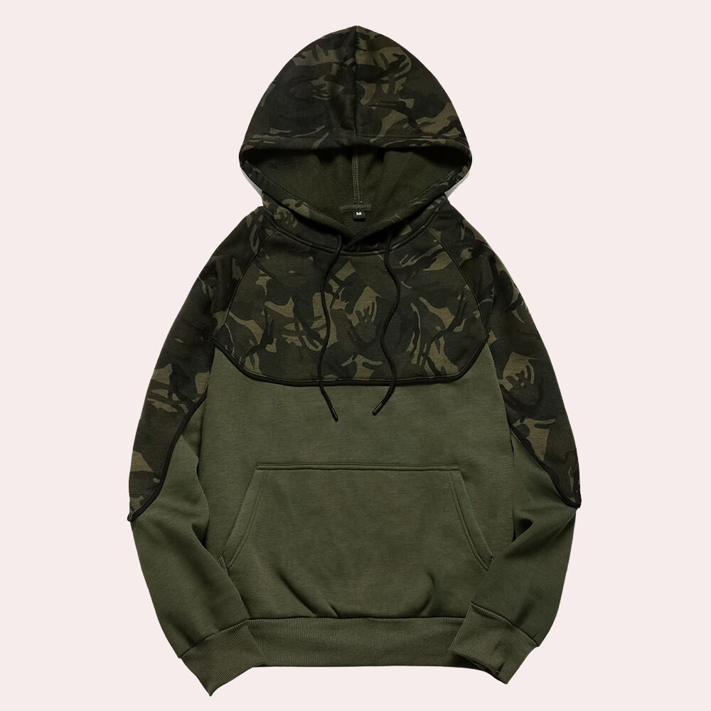 Antonis - Gemütlicher Camouflage-Kapuzenpullover für Herren