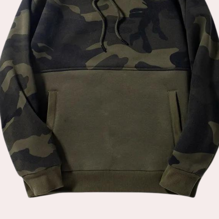 Costas - Verstellbarer Camouflage-Hoodie für Herren