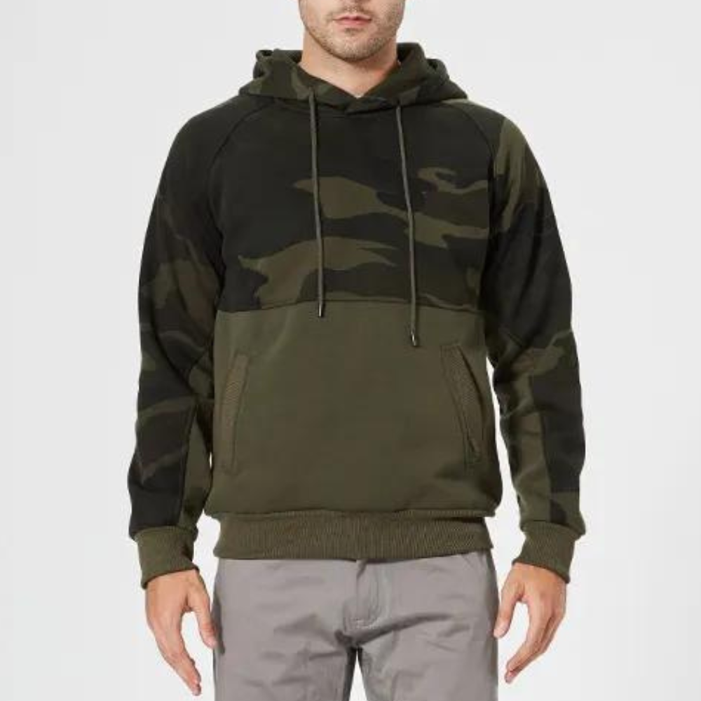 Costas - Verstellbarer Camouflage-Hoodie für Herren