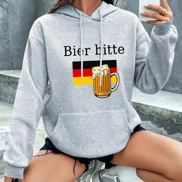 Andriana - Minimalistischer Oktoberfest-Hoodie für Damen