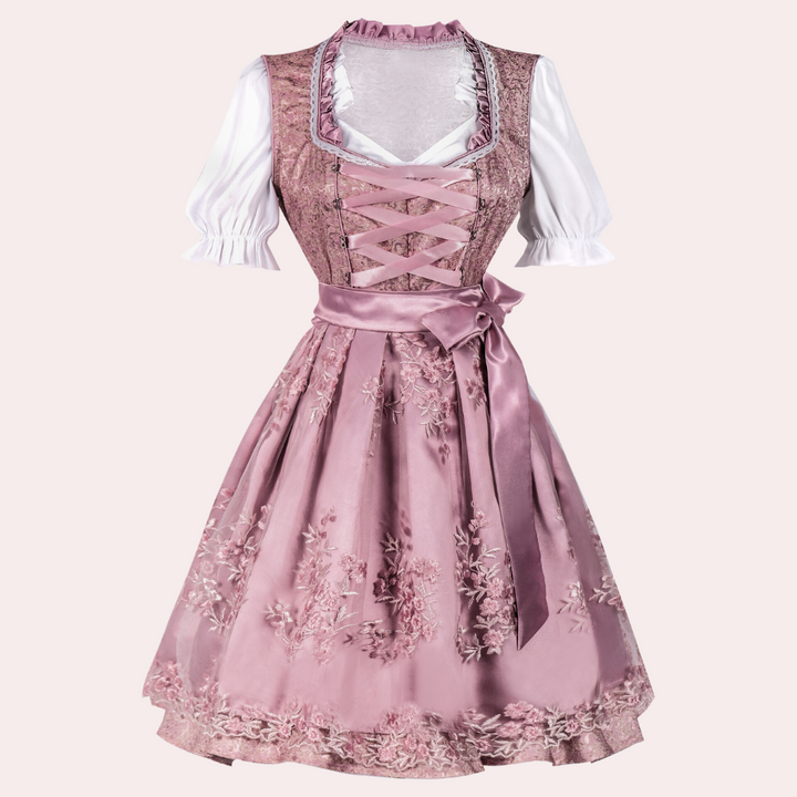 Miren - Oktoberfestkleid mit Blumenmuster für Damen