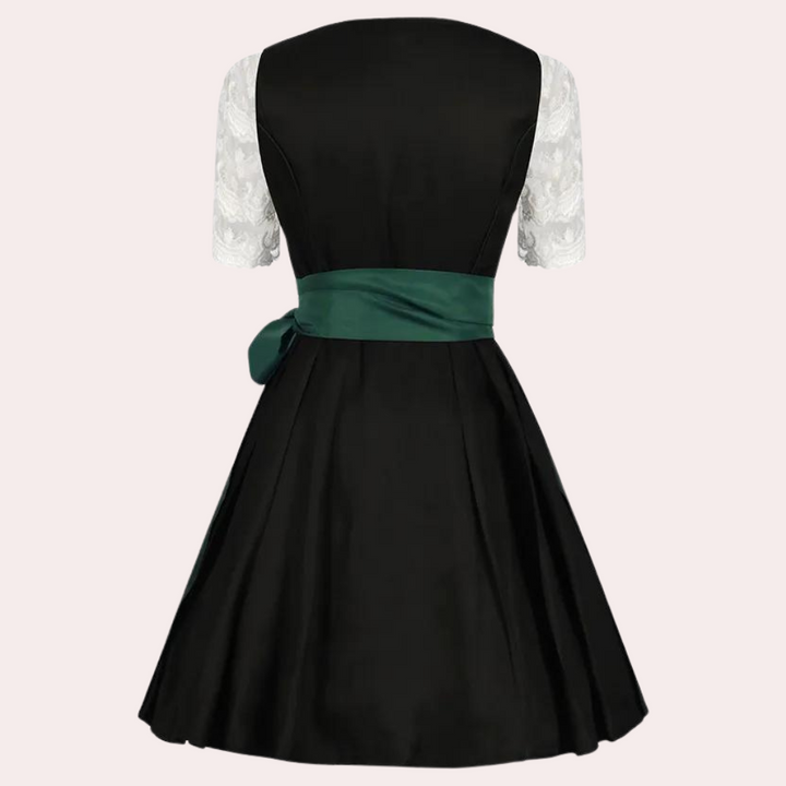 Andrina - Traditionelles Oktoberfestkleid mit Spitze und Stickerei