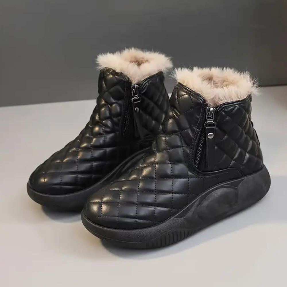 Devonna - Stylische Damen-Winterstiefel mit Reißverschluss