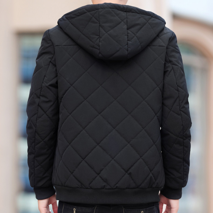 Elie - Lässige Herren-Steppjacke mit Kapuze