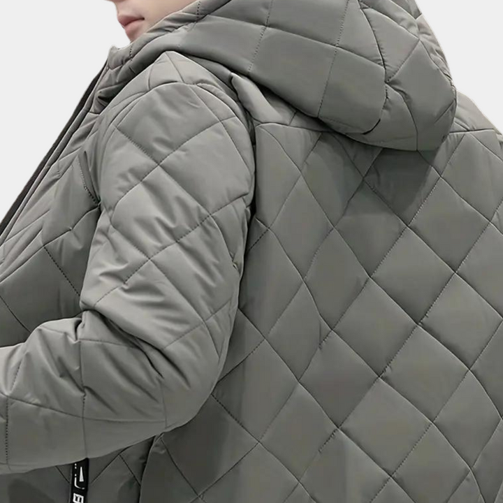 Elie - Lässige Herren-Steppjacke mit Kapuze