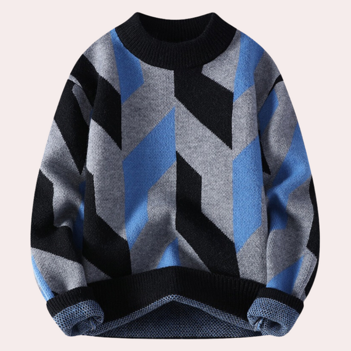 Leroux - Pullover mit abstraktem Design für Herren