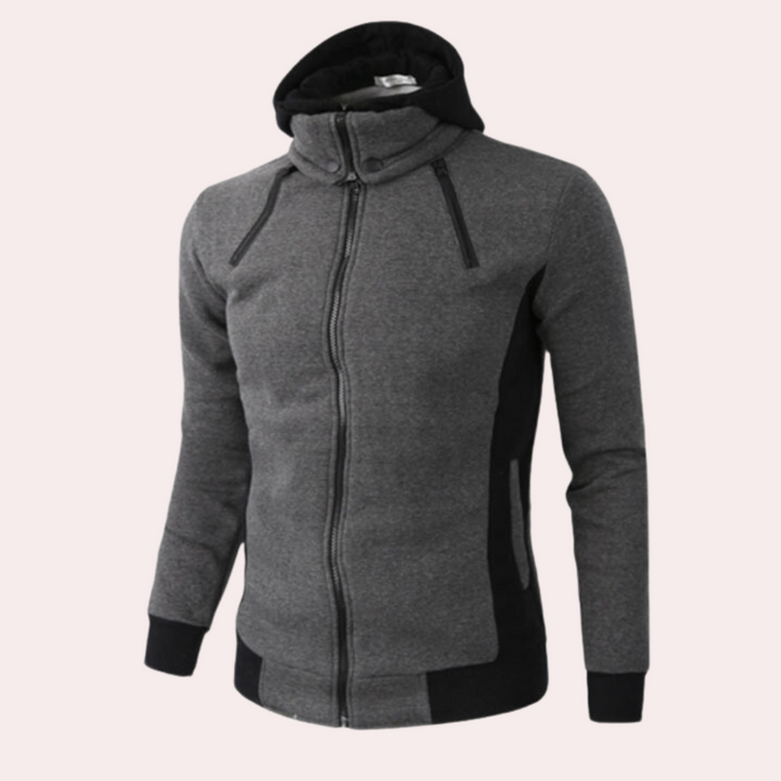 Gaspar - Herren-Hoodie mit Reißverschluss für sportliche Aktivitäten