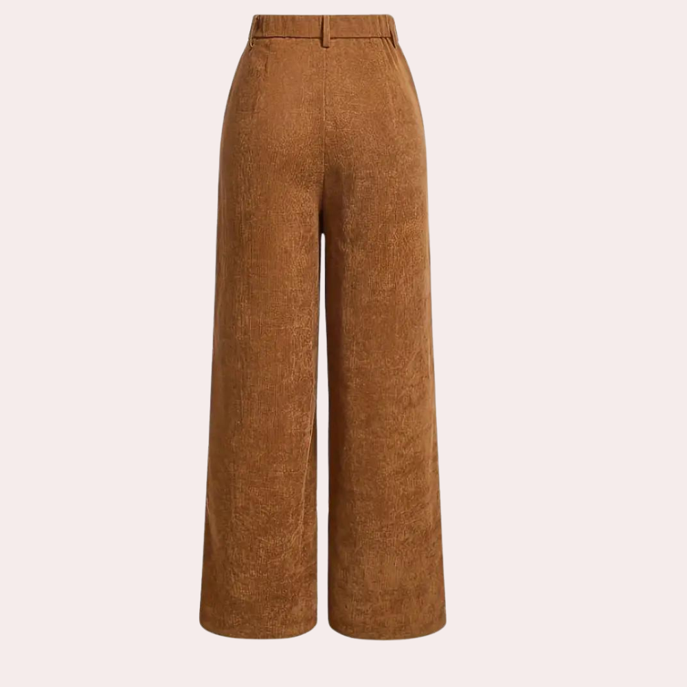 Graciella - Vielseitige Cordhose mit weitem Bein für Damen