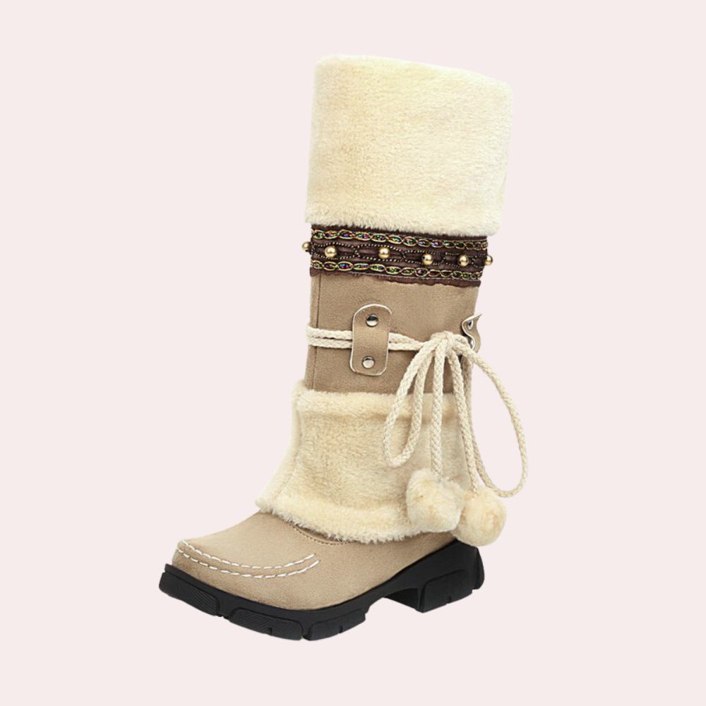 Angelia - Warme und elegante Damen-Schneestiefel