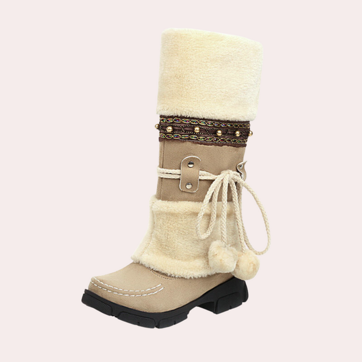 Angelia - Warme und elegante Damen-Schneestiefel