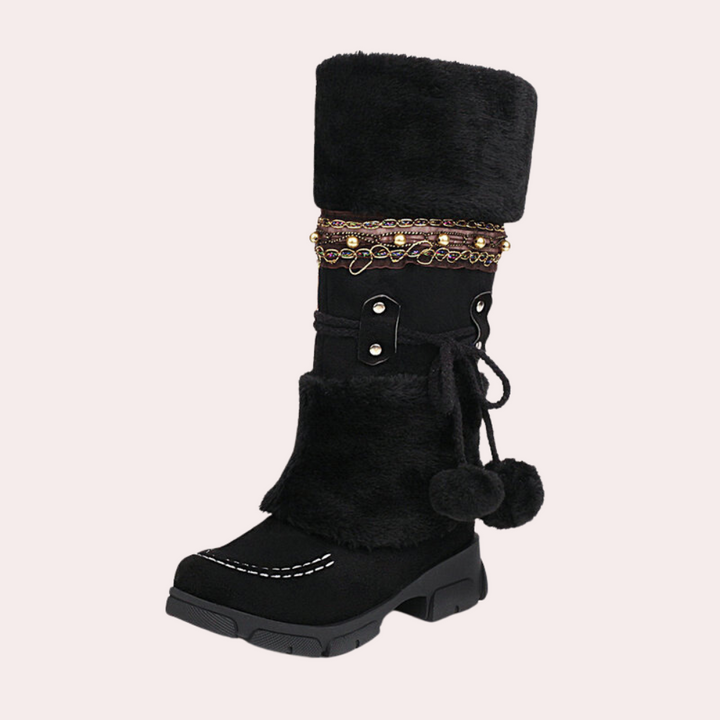 Angelia - Warme und elegante Damen-Schneestiefel