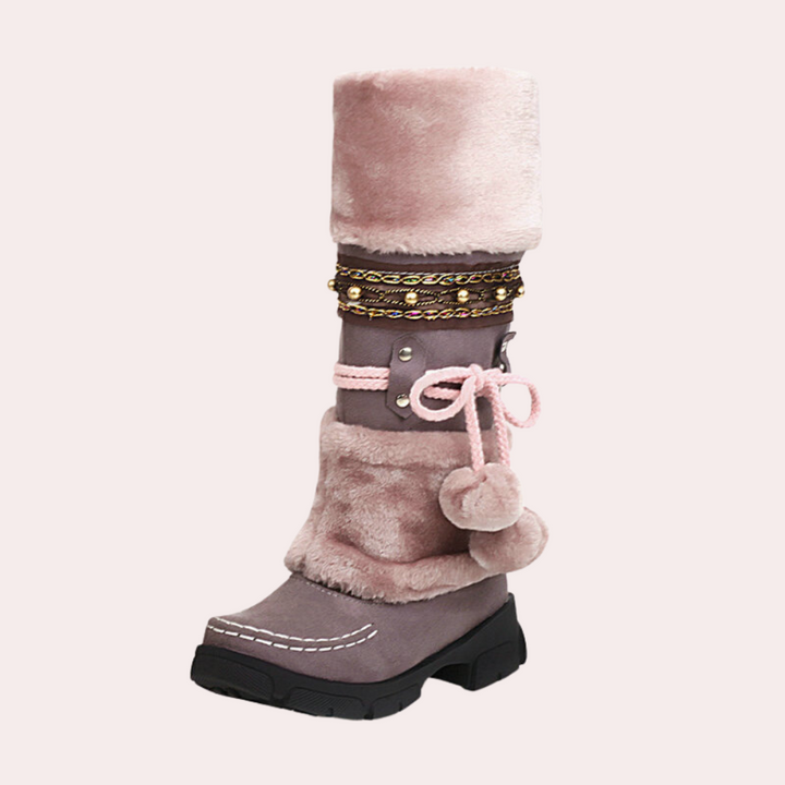 Angelia - Warme und elegante Damen-Schneestiefel