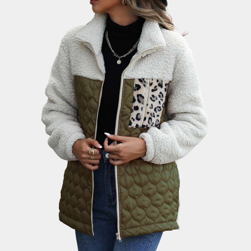 Estefania - Stehkragen-Steppjacke für Damen