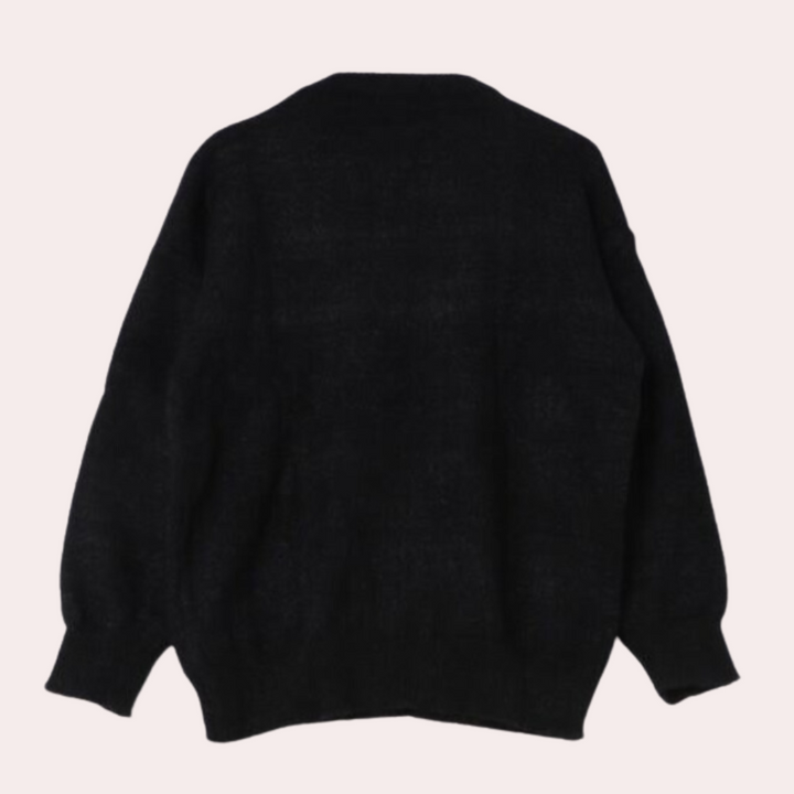 Orsola - Minimalistischer grafischer Pullover für Damen