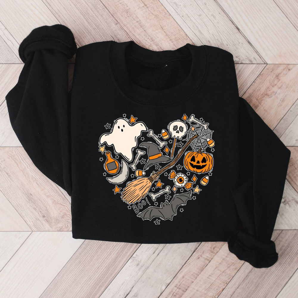 Emese – Halloween-Zauber Gemütliches Damen-Sweatshirt