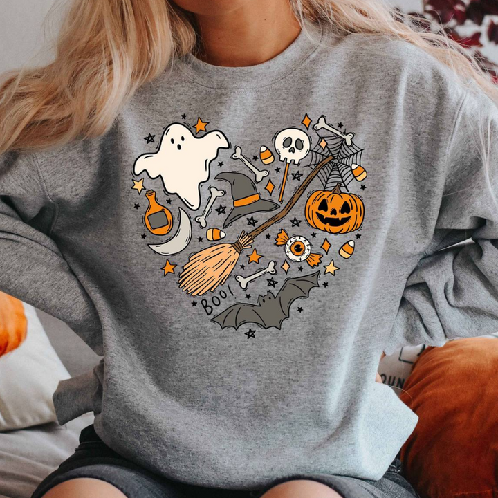 Emese – Halloween-Zauber Gemütliches Damen-Sweatshirt