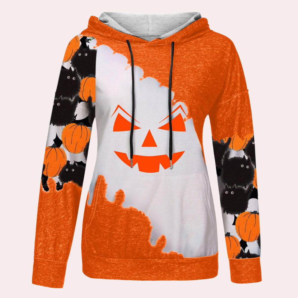 Elizabet - Cooles Halloween-Sweatshirt für Damen