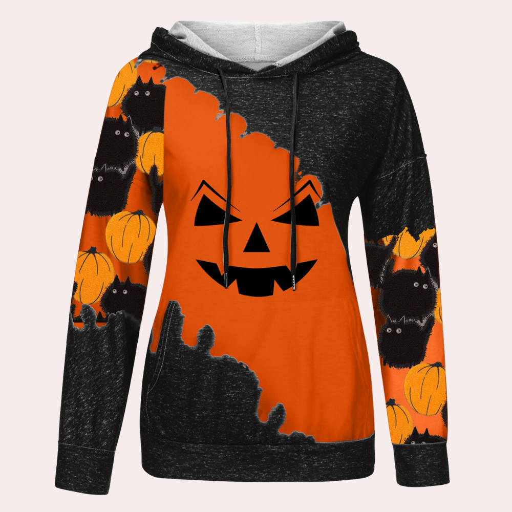 Elizabet - Cooles Halloween-Sweatshirt für Damen