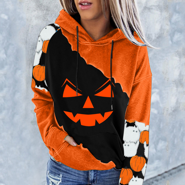 Elizabet - Cooles Halloween-Sweatshirt für Damen