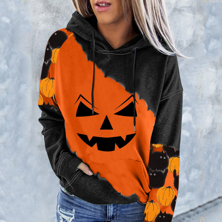 Elizabet - Cooles Halloween-Sweatshirt für Damen