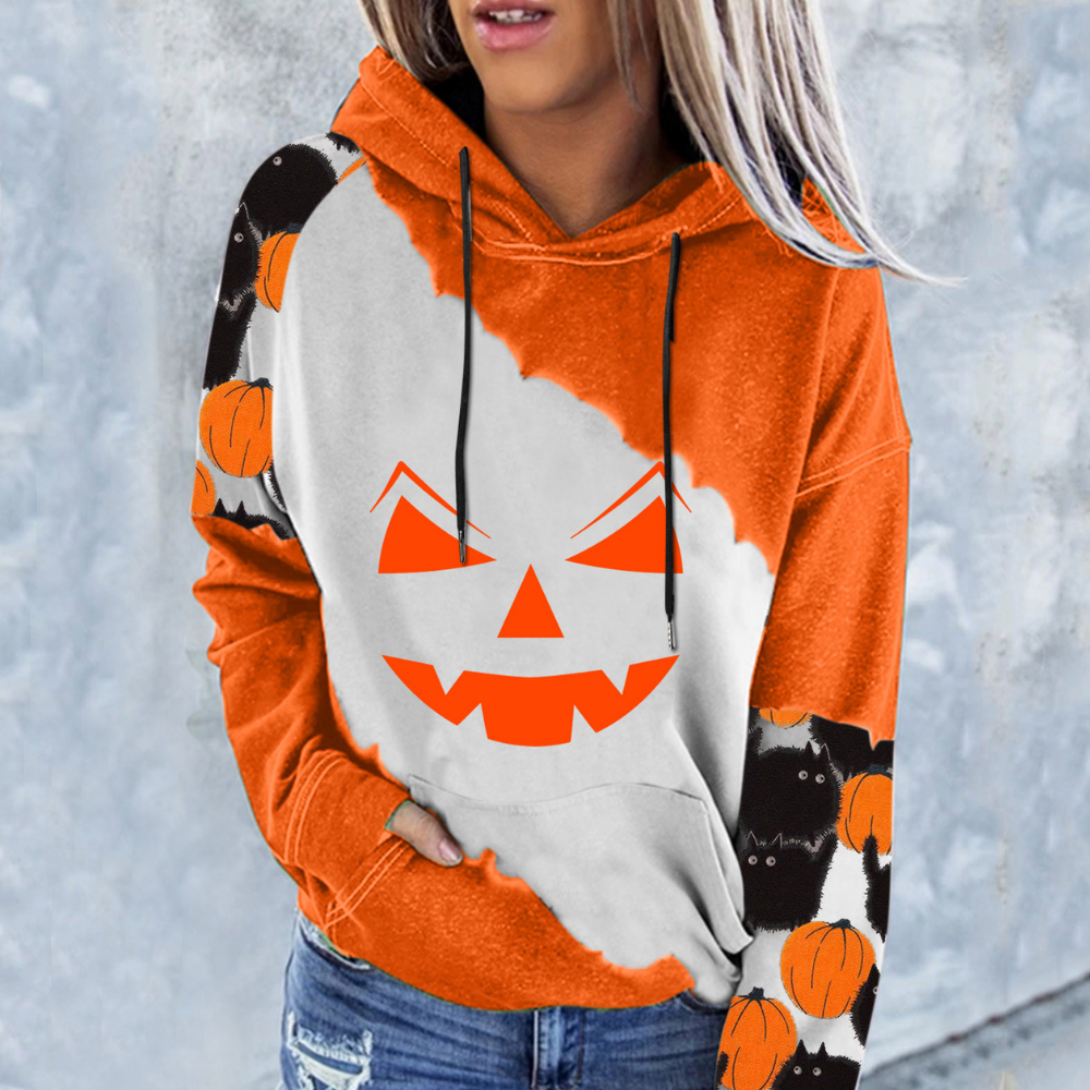 Elizabet - Cooles Halloween-Sweatshirt für Damen