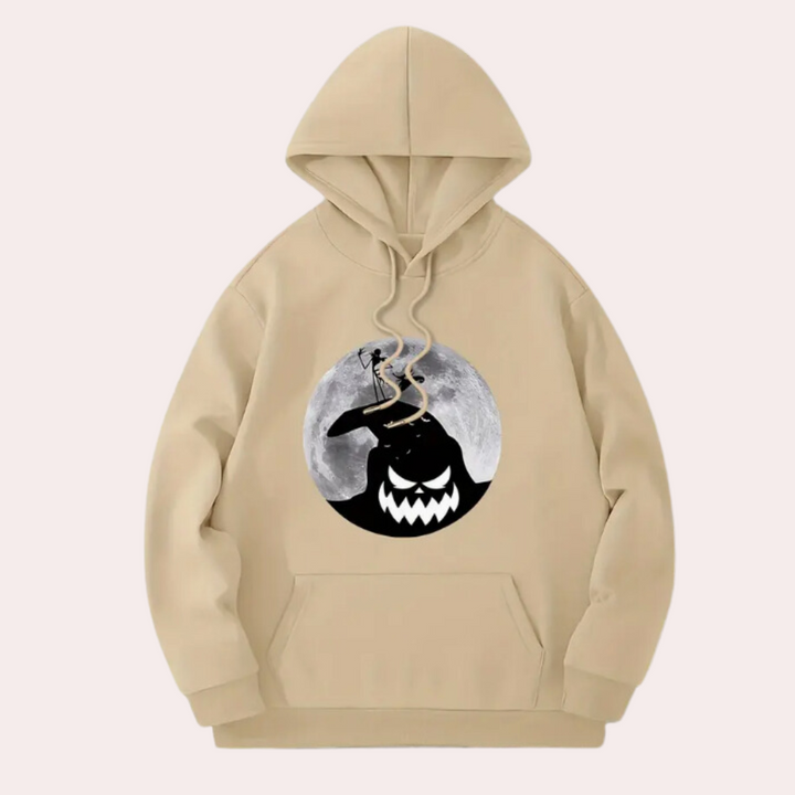 Mano - Halloween-Kapuzenpullover für Männer mit Kängurutasche