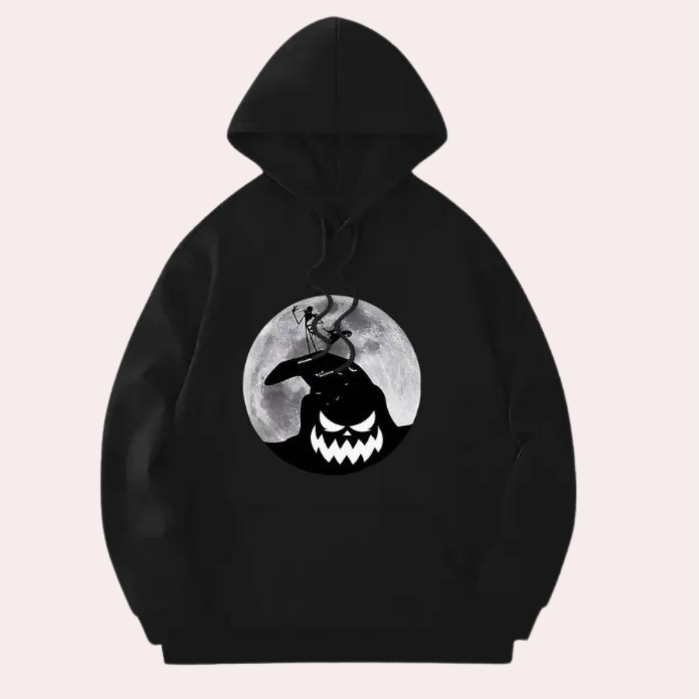 Mano - Halloween-Kapuzenpullover für Männer mit Kängurutasche