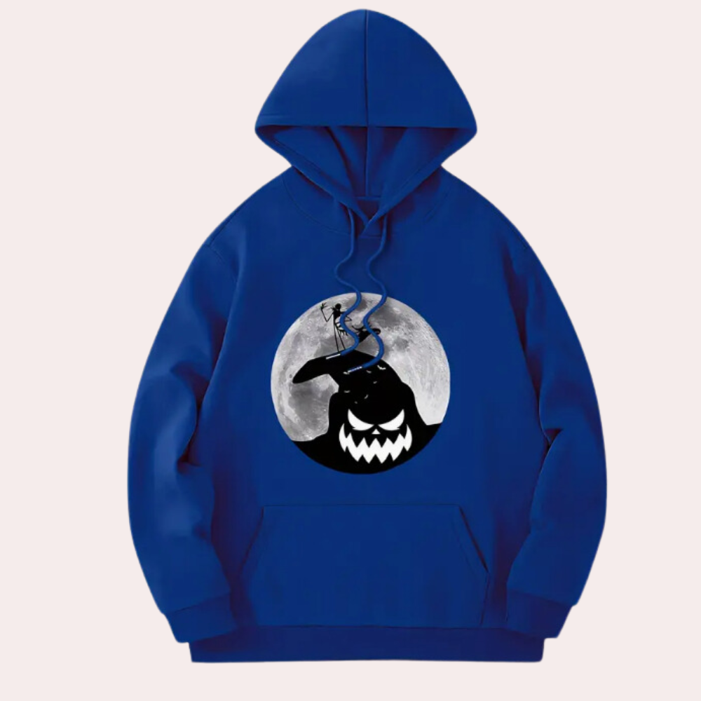 Mano - Halloween-Kapuzenpullover für Männer mit Kängurutasche