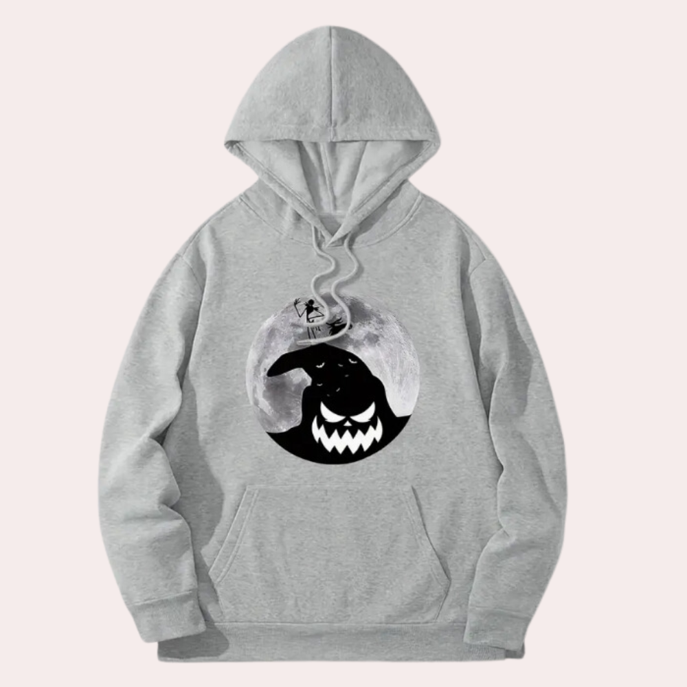 Mano - Halloween-Kapuzenpullover für Männer mit Kängurutasche