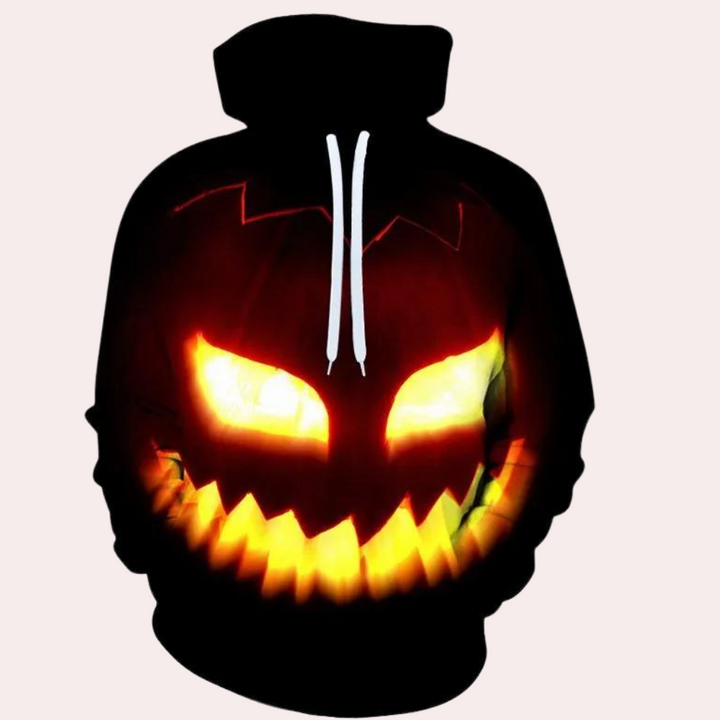 Marton - Herren-Hoodie mit Kürbisdesign für Halloween